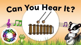 Preschool Music Lesson - Learn About The Wood Marimba