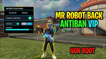 Mr Robot Zygisk Pannel Free Fire | Free Fire Non Root Device Pannel ob51 Mr Robot | Main Id Safe 