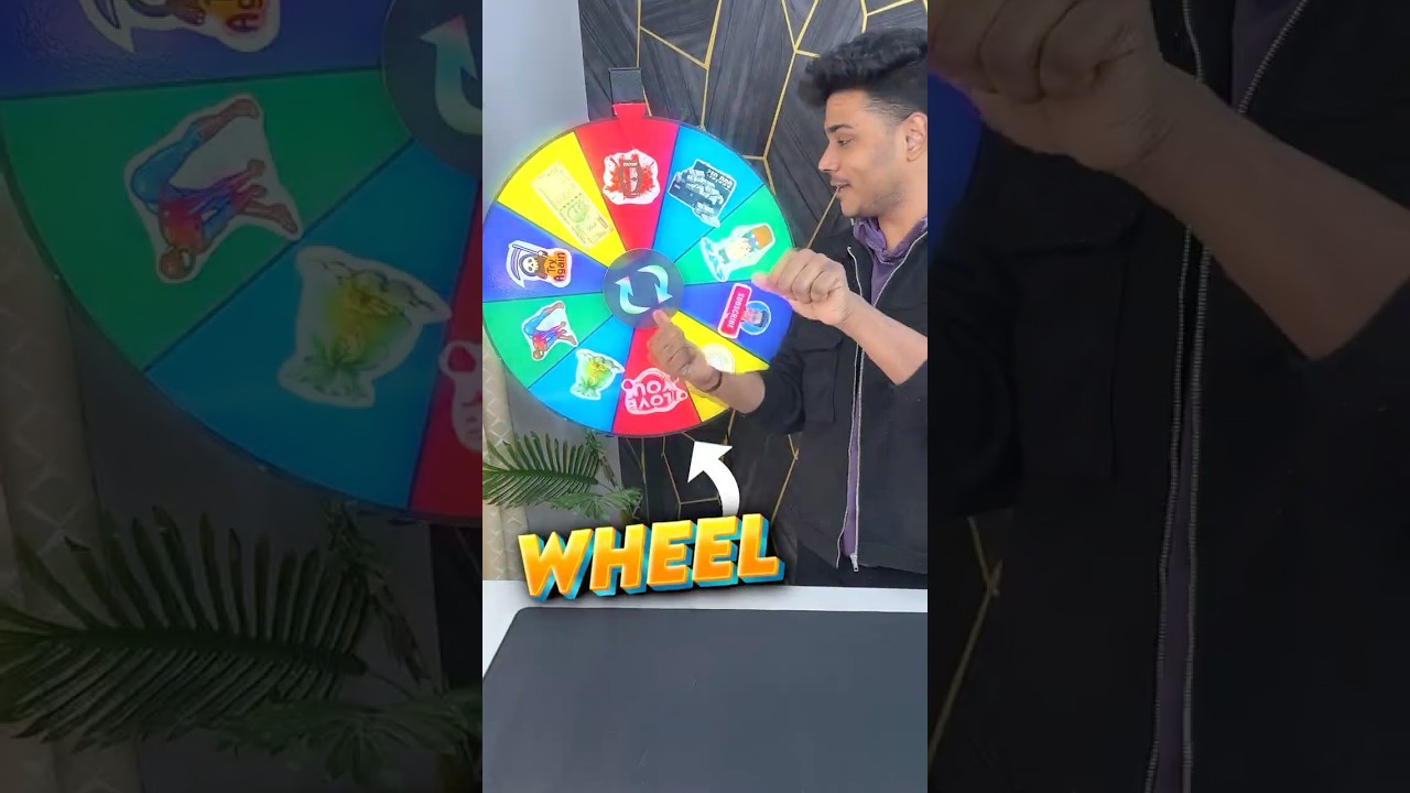 I MADE A SPINNING WHEEL OF FORTUNE FOR RANDOM PEOPLE #shorts