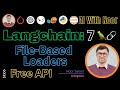 File Based Loaders in LangChain | Document Loaders Tutorial | Generative AI Tutorial #7