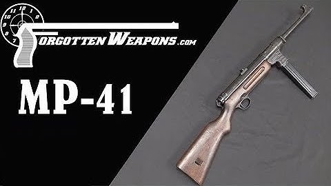 The Schmeisser MP41: A Hybrid Submachine Gun