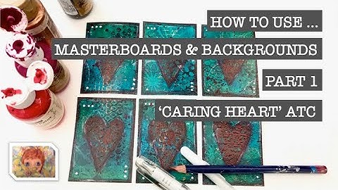 HOW TO USE YOUR PAINTED MASTERBOARD / BACKGROUND #1 - 