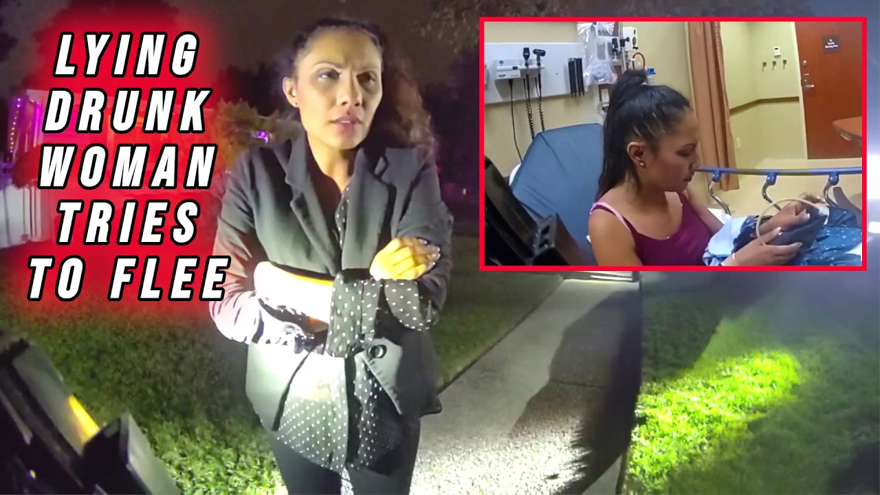 Lying Drunk Woman Tries to Flee After Head-On Crash and Gets her FOURTH DUI