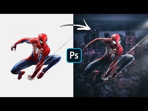 How to Create Spiderman Artwork in Photoshop (tutorial)