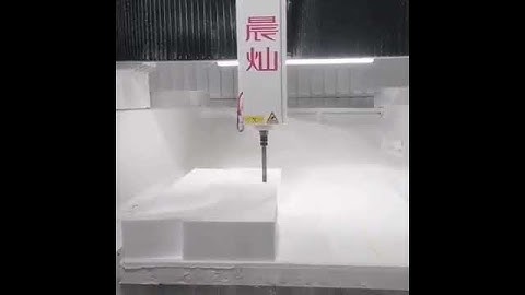 Thermocol eps foam cutting cnc milling machine