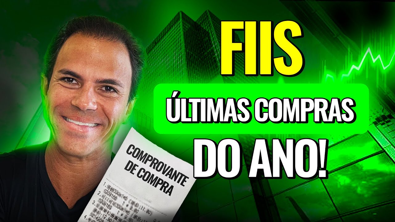 Minhas ÚLTIMAS COMPRAS de FIIS do ANO! Saiba o que eu COMPREI!