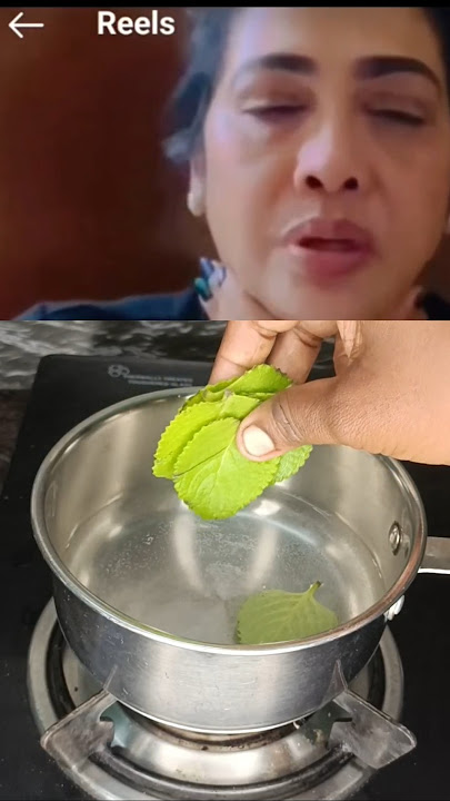 Karpuravalli kashayam best remedy for cold #karpuravalli #youtube #shorts