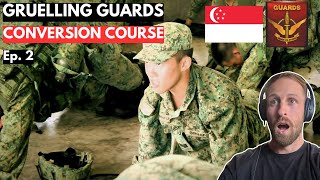 Singapore Armed Forces  Gruelling Guards Conversion Course Ep  2 British Solider reacts