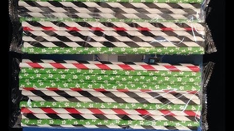 100-300只 多只纸吸管全自动包装机 paper straw group automatic packing machine