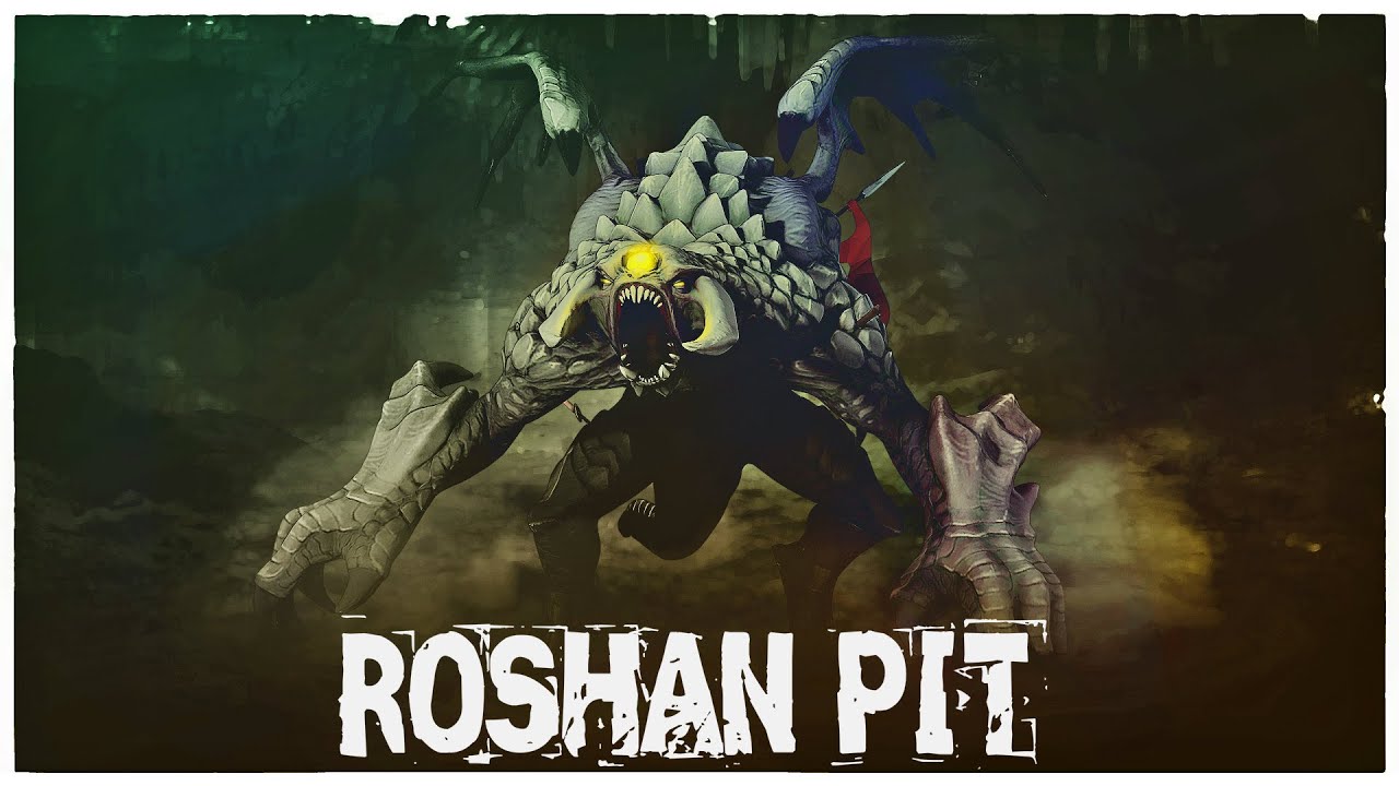 Dota2 Roshan Pit 1sec Fight