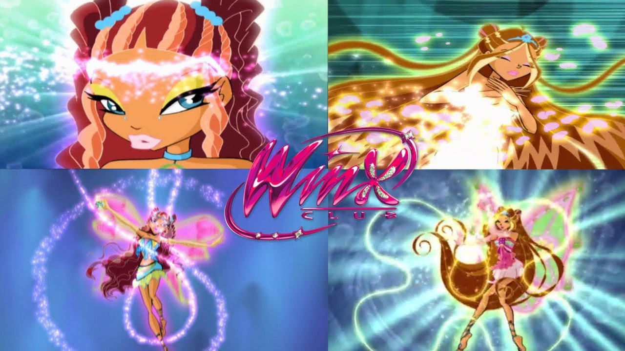 Winx Club 3 - Enchantix Special Aisha & Flora (Italiano/Italian) - YouTube