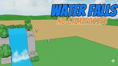 How to Build a Realistic WATERFALL in Theme Park Tycoon 2 (Roblox Tutorial)