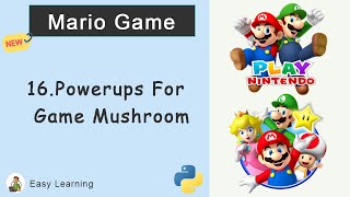 Powerups For Game Mushroom | Mario Game in Python #16 screenshot 4