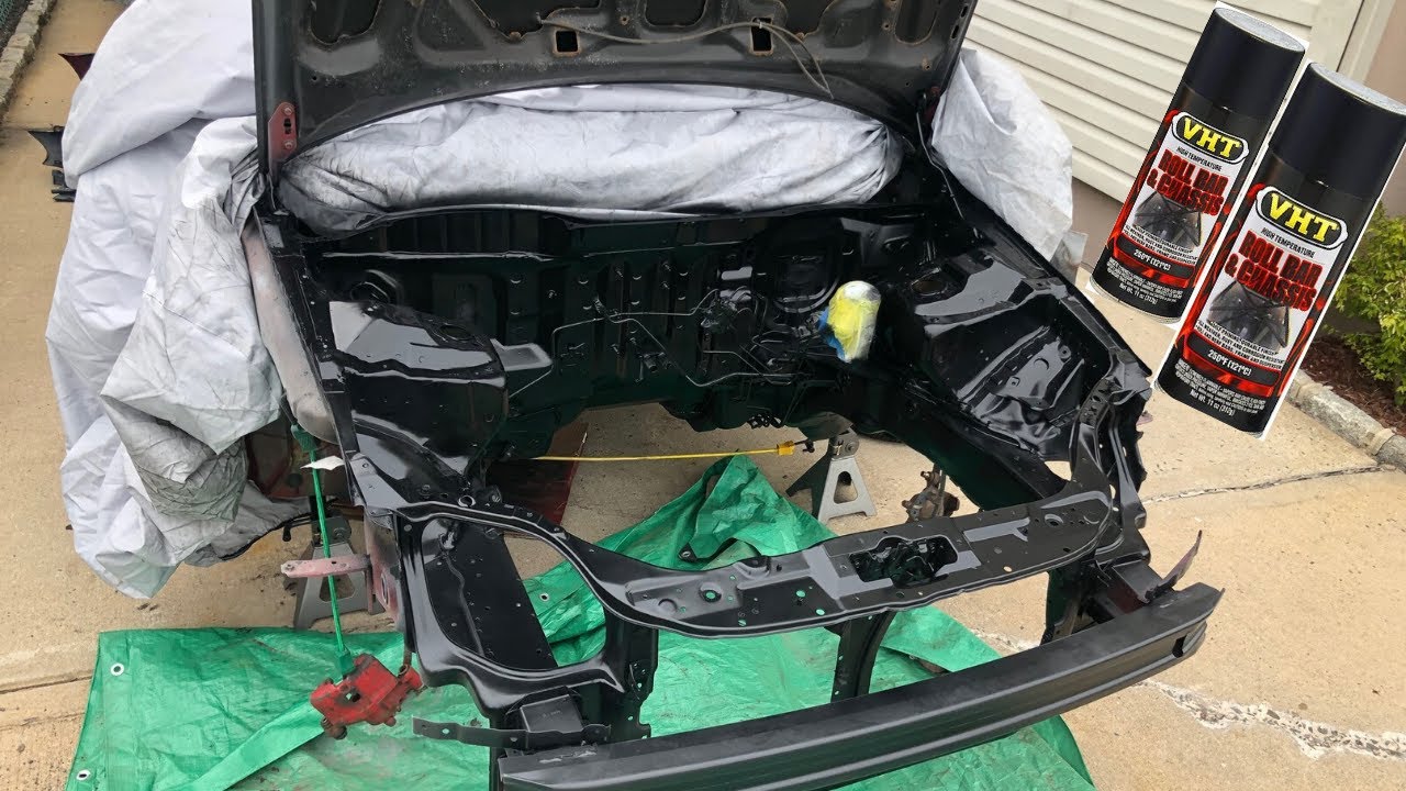 Driveway engine bay paint job! YouTube