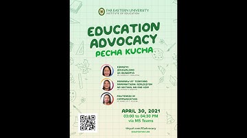 Pecha Kucha on Education Advocacy