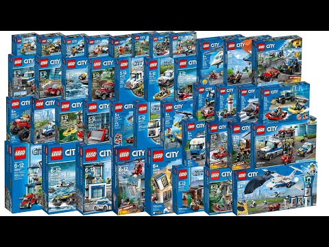 All LEGO City Police Sets 2014-2021 Compilation/Collection Speed Build