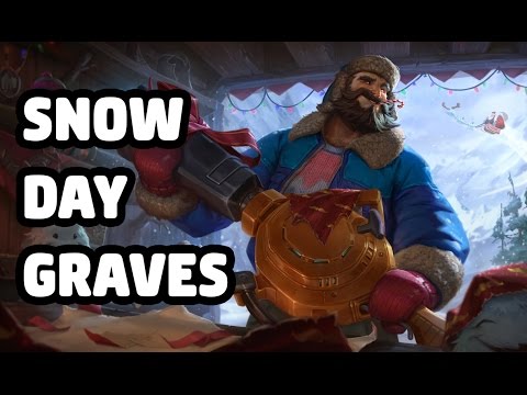 SNOW DAY GRAVES SKIN SPOTLIGHT - LEAGUE OF LEGENDS - YouTube