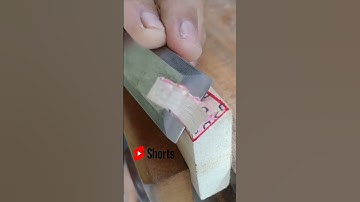 try to feel the sharpness of the chisel on the white wood #woodmood