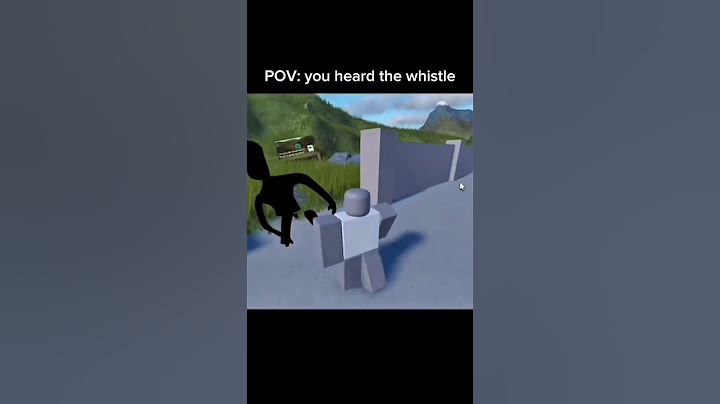 Did You Hear The Whistle #forsaken #gubby #roblox