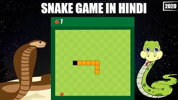 Snake Game in JS in Hindi(Part-1).