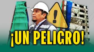 Edificio de 11 pisos y 3 metros de ancho en Perú: Municipalidad ordenó paralizar, pero siguieron