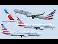 TRIPLE AMERICAN AIRLINES B737 MAX 8 ACTION AT GRENADA!