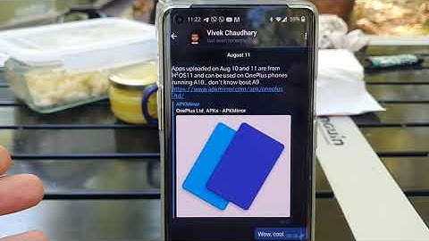 HydrogenOS Android 11 apps for your OnePlus phone!
