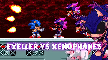 Sonic.exe: Exeller Vs Xenophanes (Sprite animation)