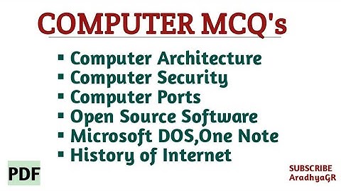 Computer MCQ