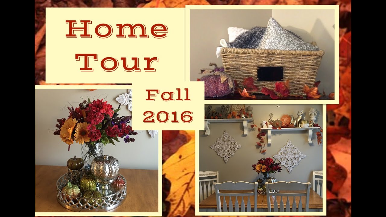 Fall Decor Home Tour | Autumn Home Decor | The Green Notebook - YouTube