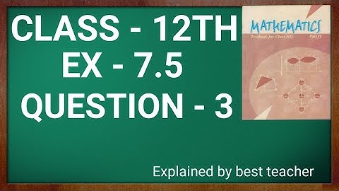 Class 12 Ex 7.5 Q3 Math |Chapter7 Class12 |Integration |Ex 7.5 Q3 Class 12 Math |@niyazguru