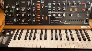 Behringer POLY D and Strymon Nightsky = cinematic ambient sounds