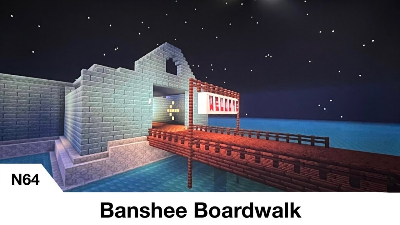 N64 Banshee Boardwalk 🏎️ (Mario Kart 64 in Minecraft) - YouTube