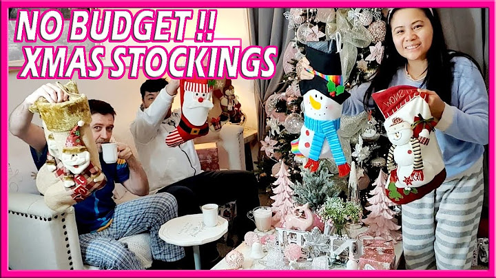 No Budget Christmas Gift Unwrapping Unboxing Xmas Stocking Manila London Sharon Ivy Pinoy UK Vlog
