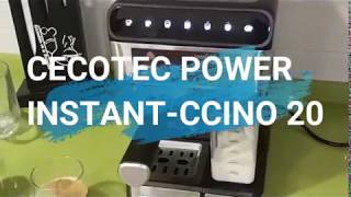 Cecotec Semi-Automatic Coffee Machine Power Instant-Ccino 20 Touch Serie  Nera Black