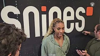 NY Liberty vs Sun 8/24/24 Postgame Media Scrum w Breanna Stewart & Kayla Thornton thumbnail