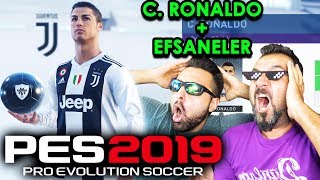 ŞOK OLDUK! C. RONALDO VE EFSANE İSİMLER ÇIKTI! | PES 2019 TOP AÇILIMI!