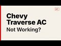 Don't Pay a Mechanic: Fix Chevy Traverse AC Yourself