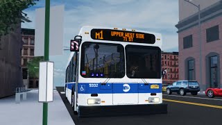 Bus 5332 NY BUS Route M1 Upper East Side 71 St