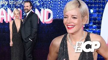 Lily Allen dazzles in polka dot gown at Dreamland screening with husband David Harbour