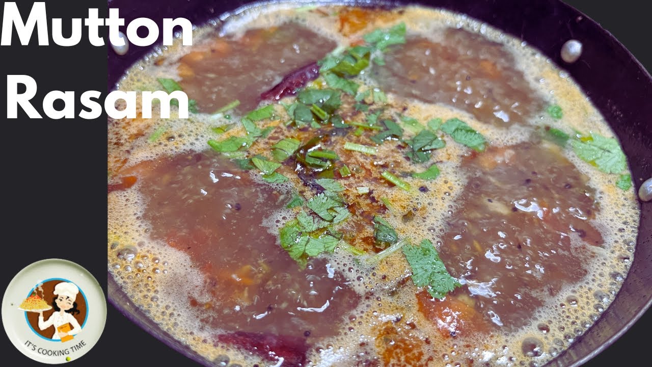 Mutton elumbu Rasam | Mutton Bone soup | ஆட்டு எலும்பு ரசம் | Easy ...