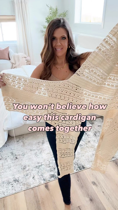 Easy Crochet Cardigan Tutorial Caribbean Breeze Cardigan #crochetcardigan #crochetpattern #crochet
