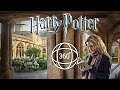 Hogwarts Courtyard ◈ Immersive Harry Potter 360 VR ASMR Ambience Experience/ Look Around the Scene ◈