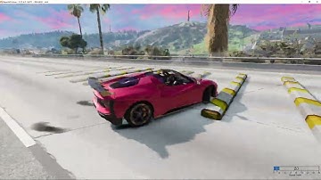 How to make Speed Bump in Blender for BeamNG - Fast Forwarded 5x Video