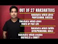 Understanding the pulse of 27 nakshatras in your Life & picking the most important decision makers