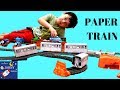 DIY MTA Subway Train Toys From Paper & Thomas & Friends Trackmaster