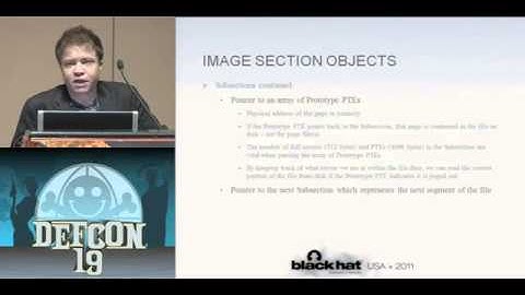 DEFCON 19 (2011) - Physical Memory Forensics for Files and Cache