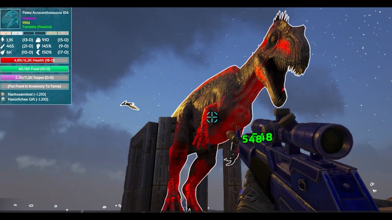 Ich Zähme eine  Acrochantosaurs (Taming guide Remake)/ ARK Survival Evolved EP 16