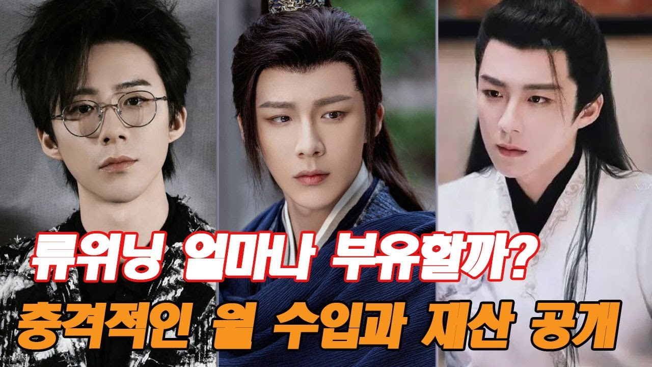 배우 류위닝 얼마나 부유할까? 충격적인 월 수입과 재산 공개