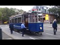 Rondje Amsterdam met historische Amsterdamse tram GVB 464, 26-8-2018.